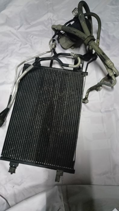 VW Passat B5 komplet przewodów klimatyzacji z chłodnicą