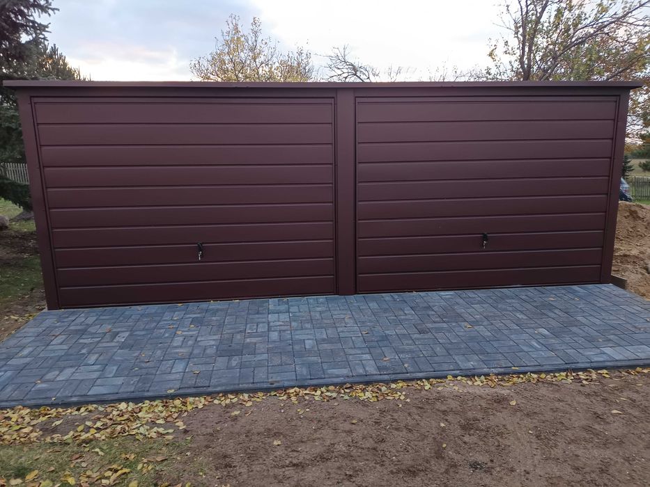 Garaże blaszane garaż blaszany 6x5 7x5 6x6 wiata blaszana profil kolor