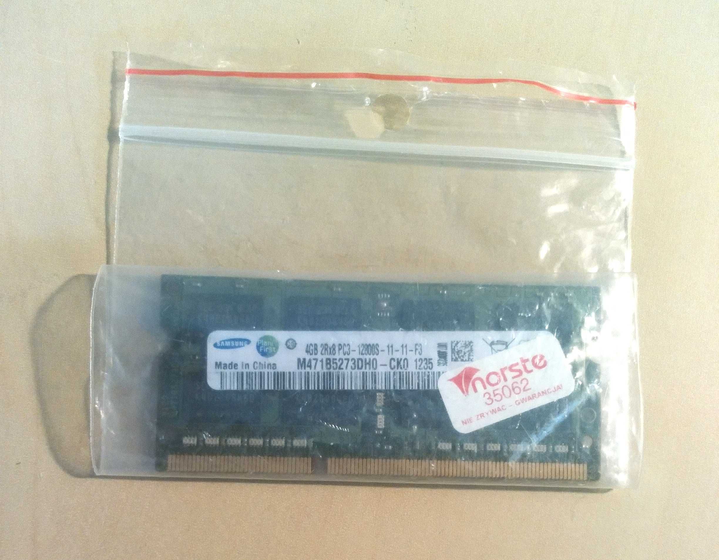 Karta RAM 4GB Samsung DDR3-1600 MHz PC3-12800S 2Rx8 M471B5273DH0-CK0