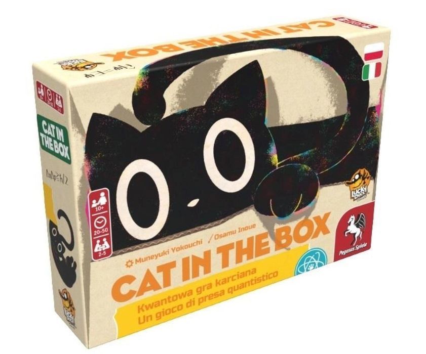 Cat in the Box Lucky Duck Games Polska pudełko,188x138 mm