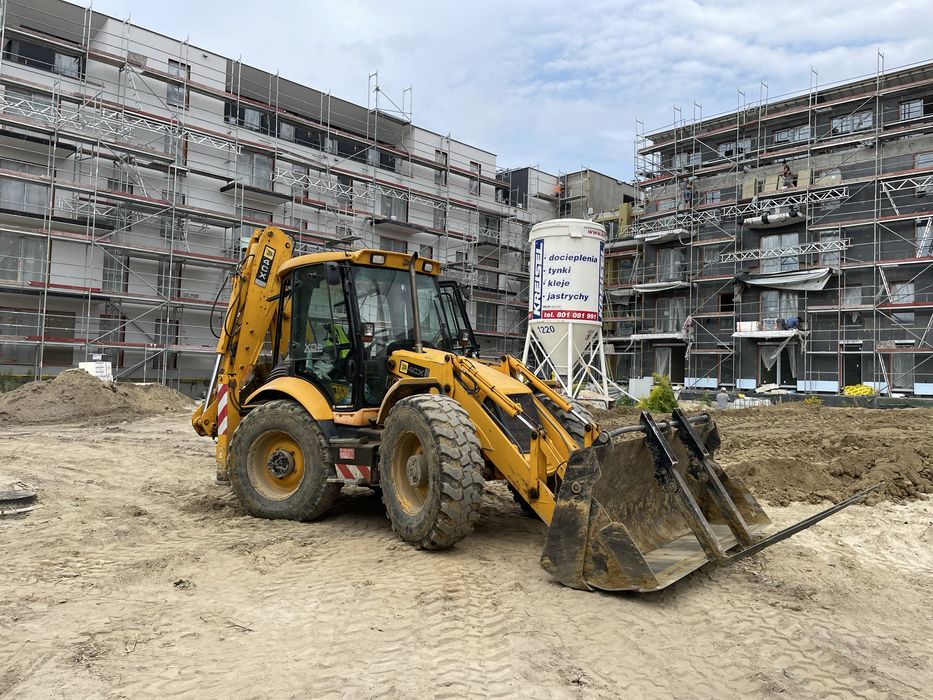 Usługi koparko ładowarką wiertnica zamiatarka  Warszawa i okolice