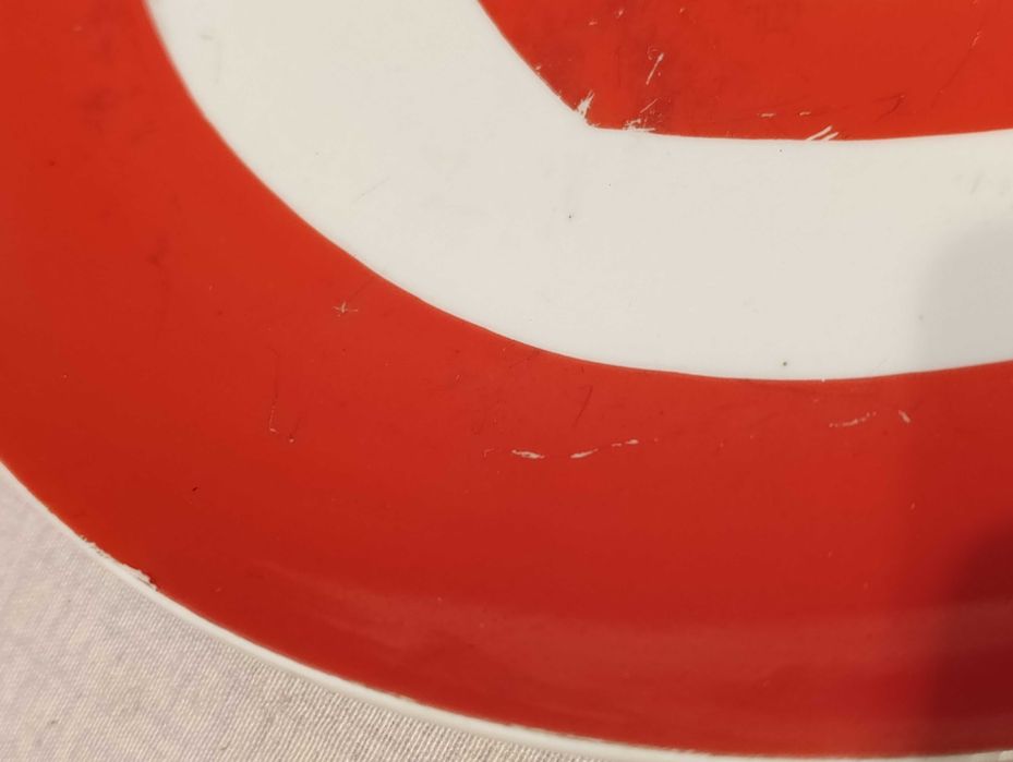 stara duża patera na ścianę Pikasiak - Bogucice -  UNIKAT PRL