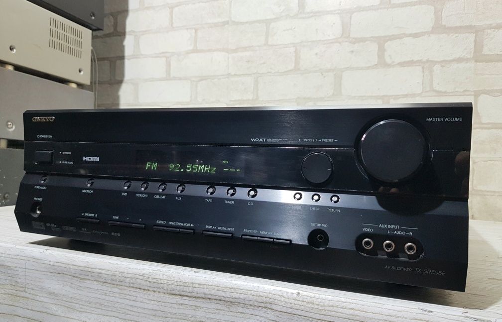 Пульт!7.1AV ресивер Onkyo TX-SR505E 7x130 б/у з Німеччини