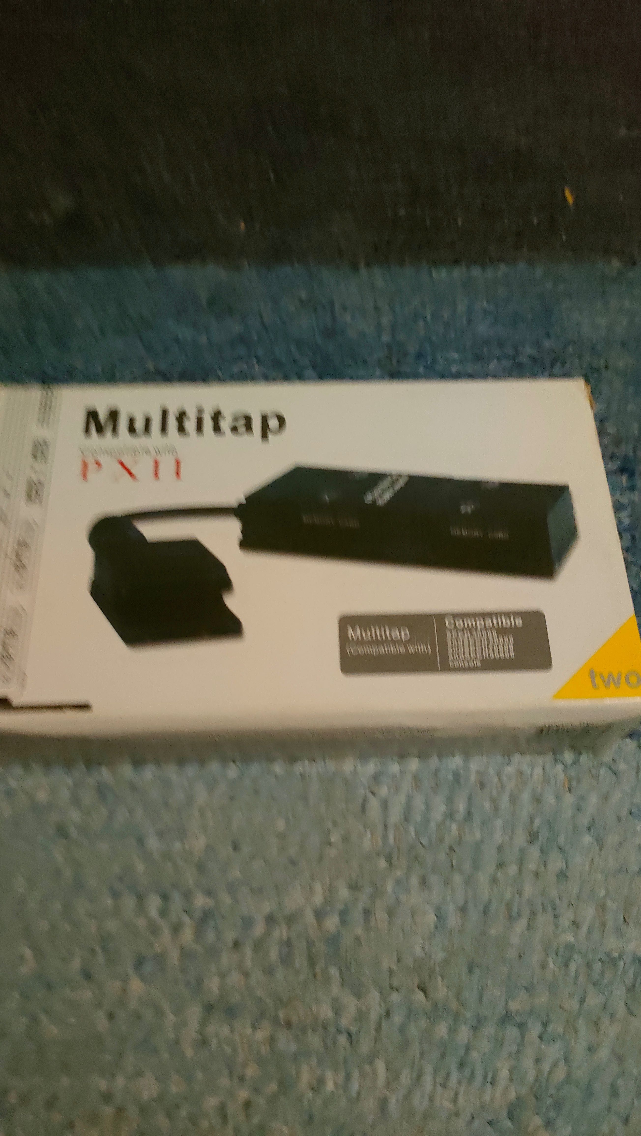 PlayStation 2 Slim + 4 comandos + Multitap + cabos — pack retro