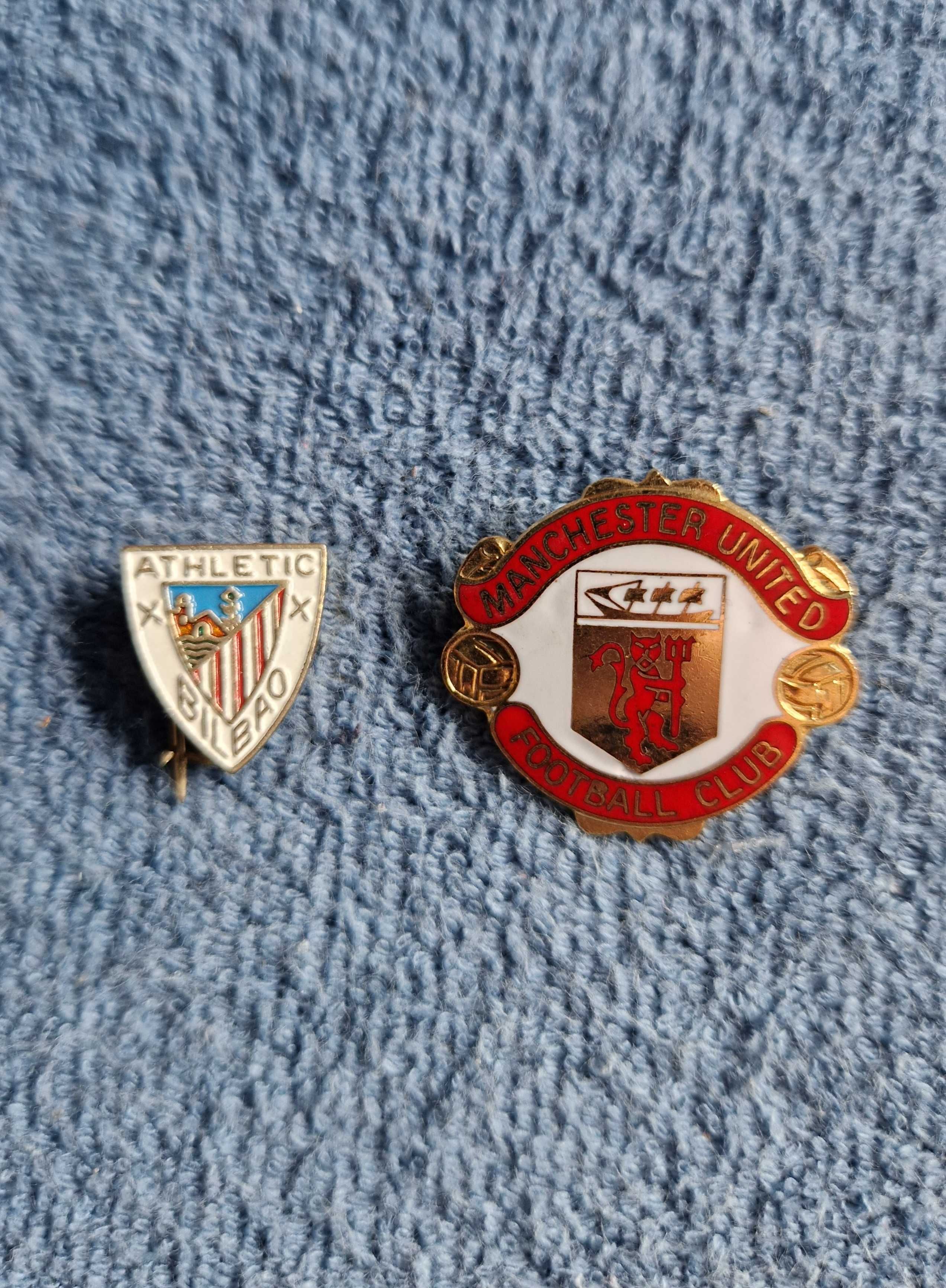 Odznaka piłkarska - Manchester United F.C. i Athletic Bilbao