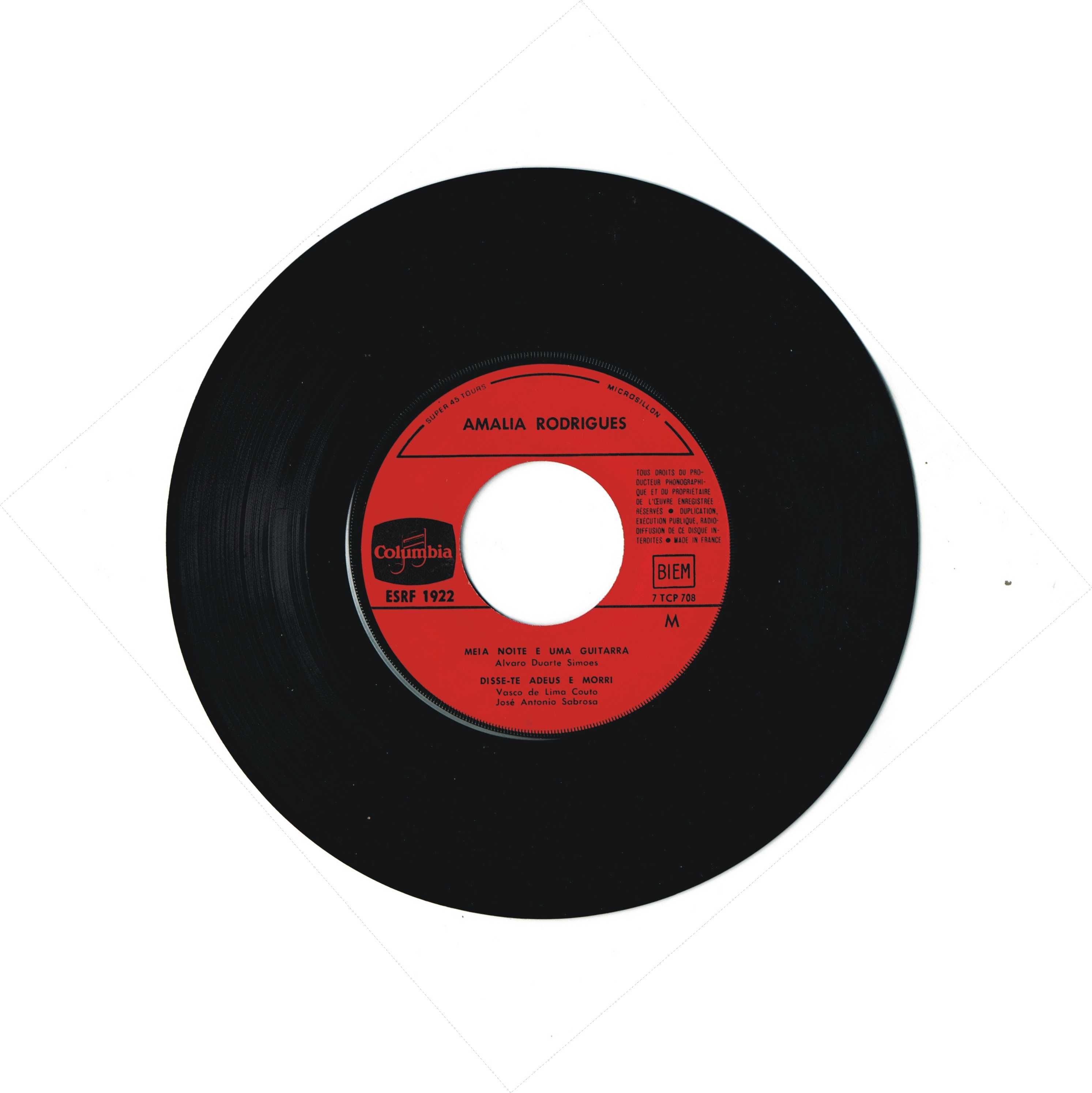 Amália Rodrigues - Vou dar de beber à dor- Vinil EP 45 Rpm - 1968