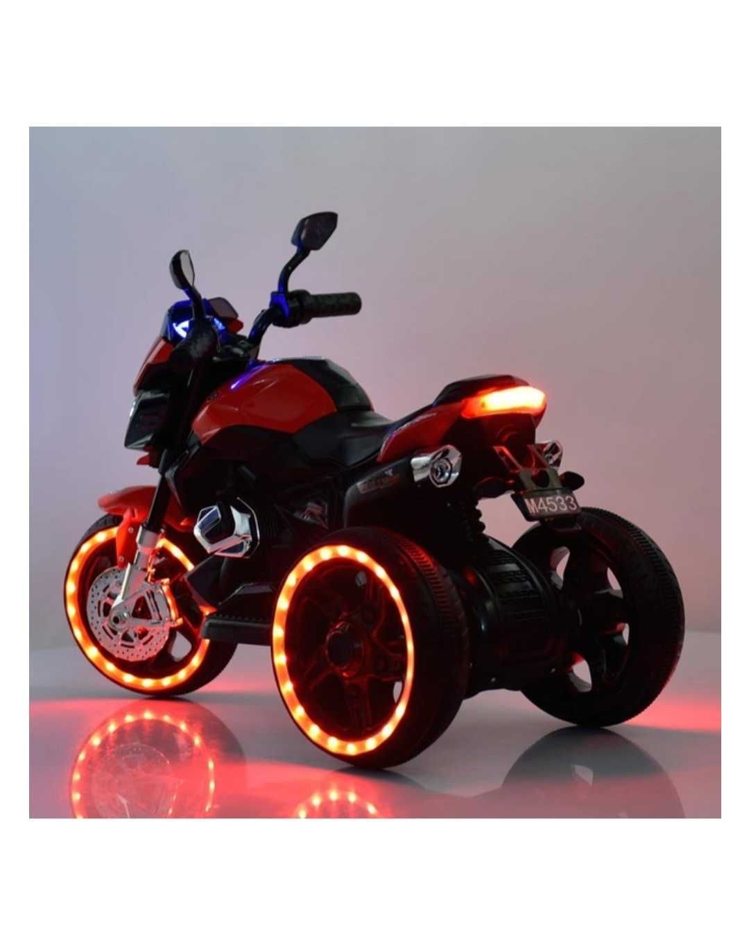 Мотоцикл Bambi Racer 2х25W M 4533-3 Black-Red