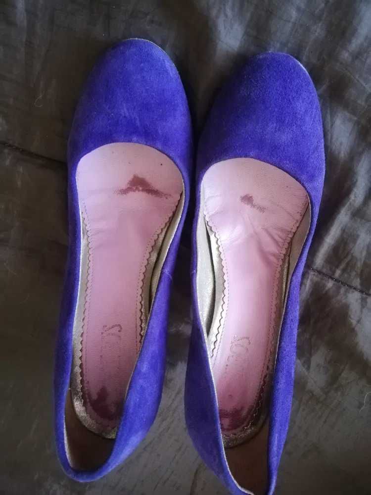Szpilki , rozm 37 , made in Italy, skóra naturalna, zamsz