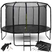 Trampolina ogrodowa SkyFlyer + drabinka 14FT 426cm