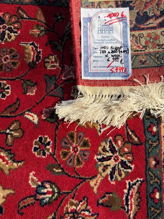 Nowy Kaszmirowy r.tkany dywan Indo Bidjar 300x200 galeria 30 tyś