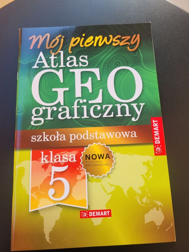 Mój pierwszy atlas geograficzny, 5 klasa podstawówki