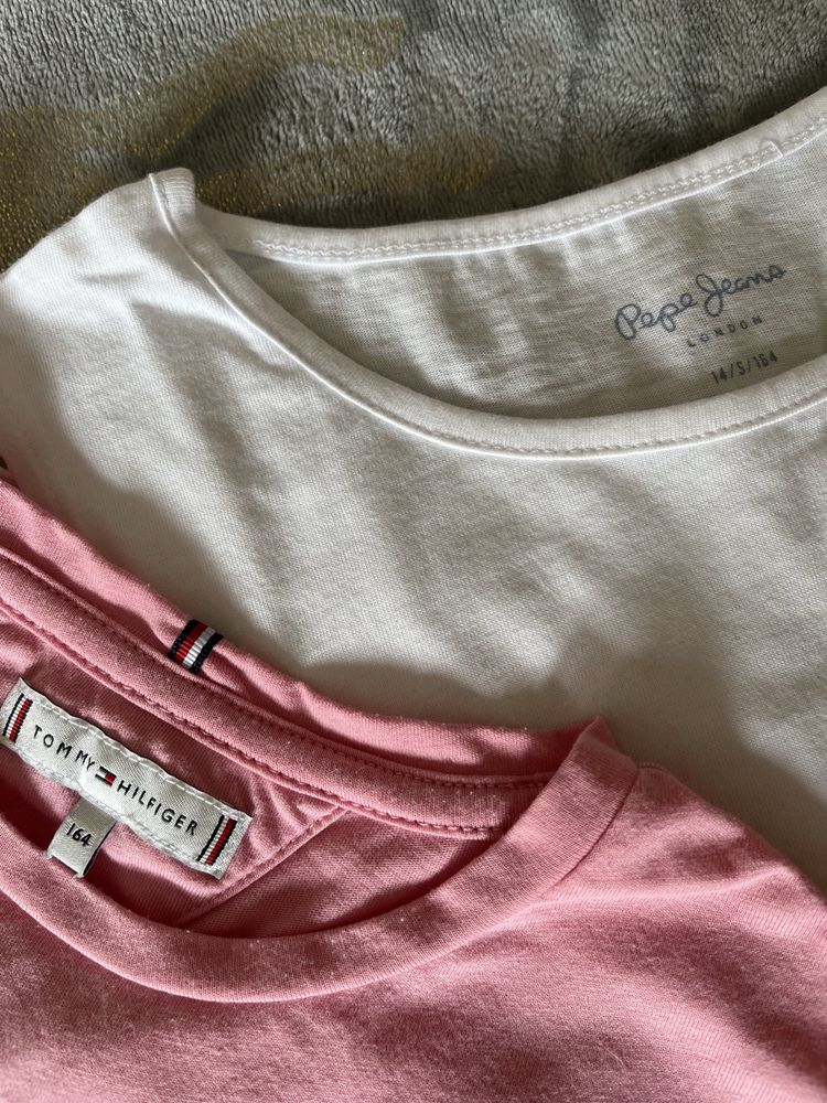 Zestaw 2 ślicznych bluzeczek Tommy Hilfiger rozm 164
