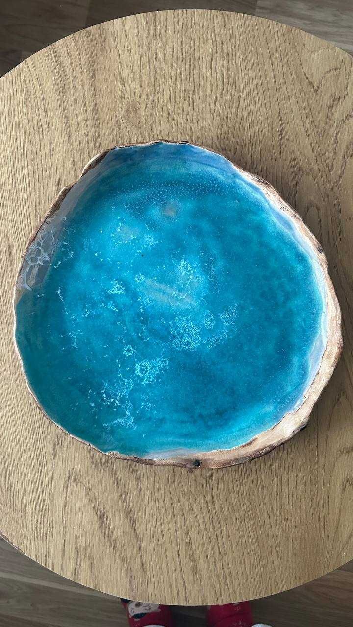 Посуд керамічний ручної роботи Blue Lagoon
