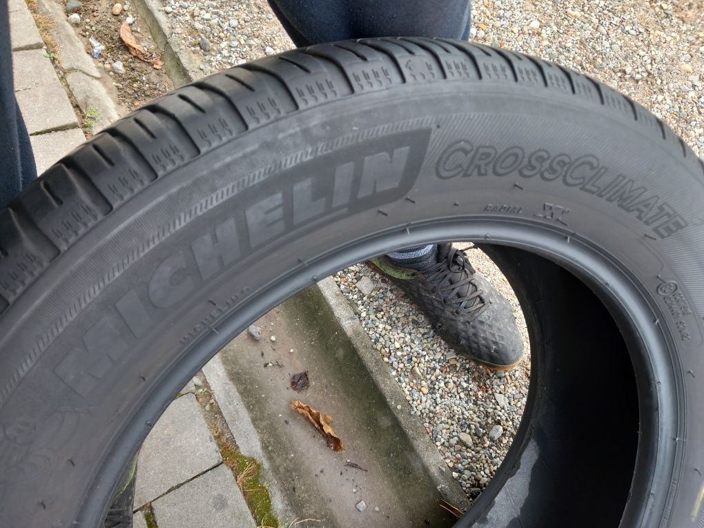 2x Opony Używane Całoroczne 215/55R16 Michelin