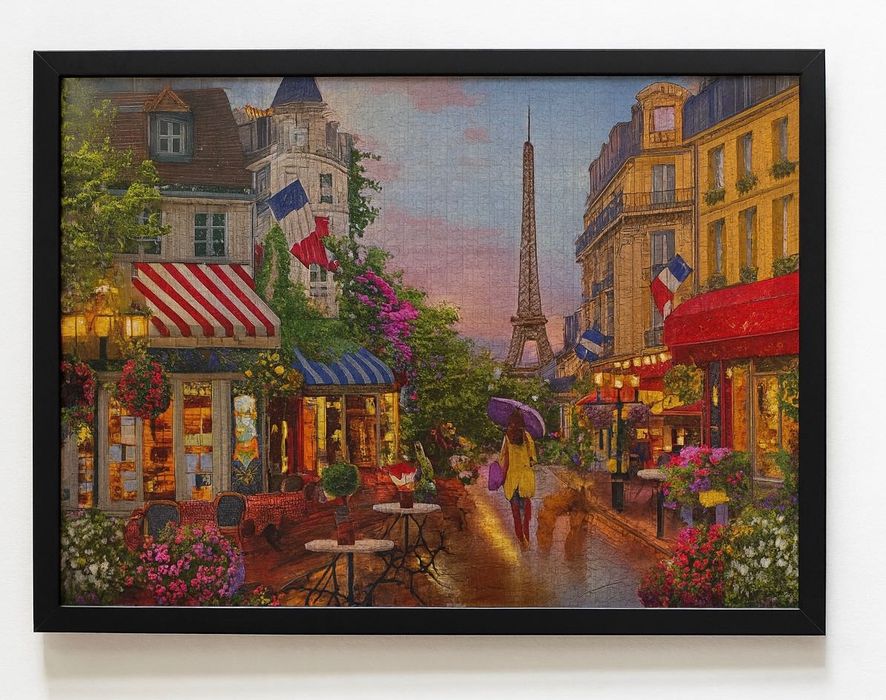 Puzzle 1500 pc (Rua de Paris) s/moldura