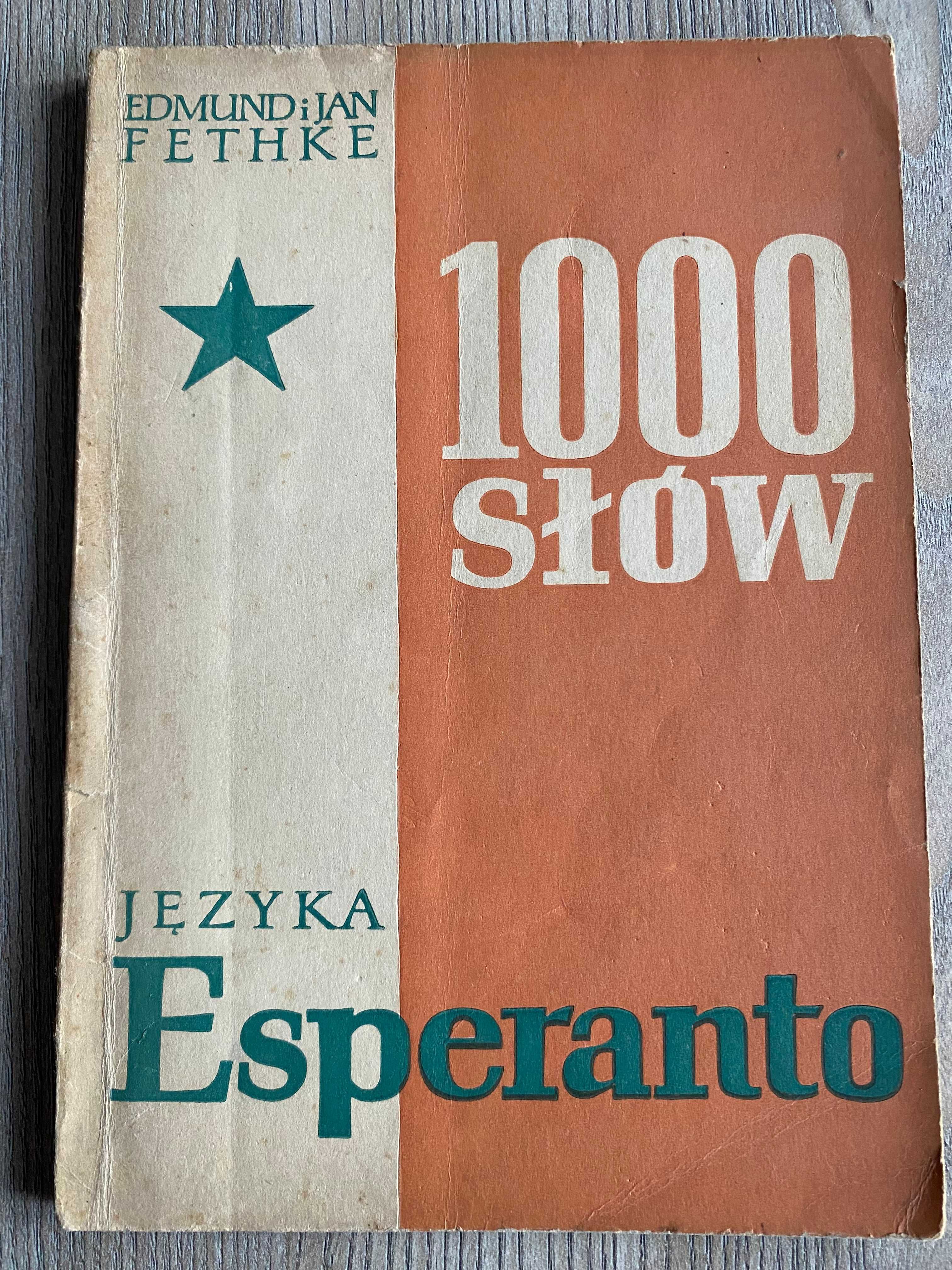 1000 słów języka esperanto Edmund i Jan Fethke