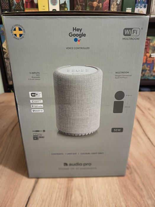 Audio Pro G10 (light grey) - głośnik bezprzewodowy