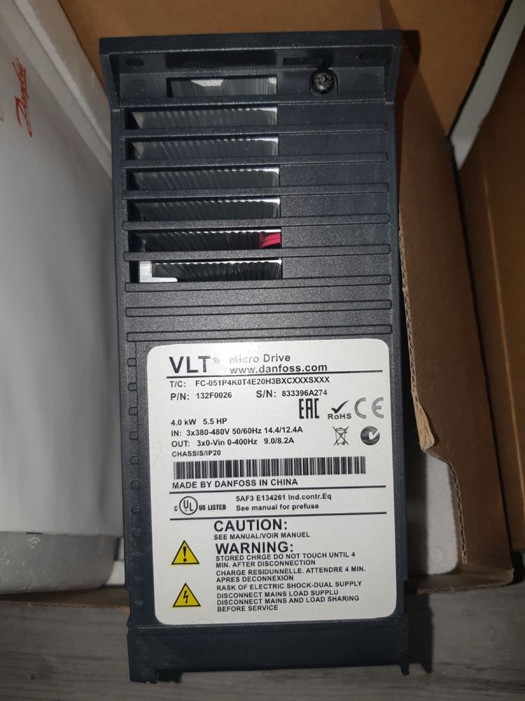 Частотний перетворювач FC-051 Danfoss 132F0026 4 kW