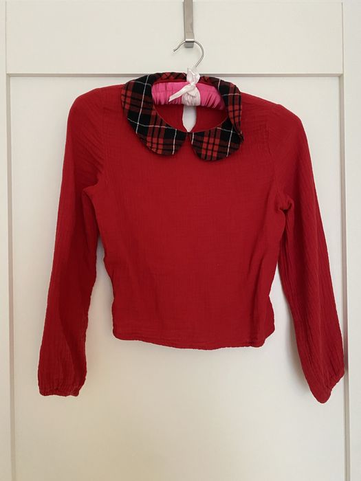 Świąteczny komplet bluzka i spódniczka