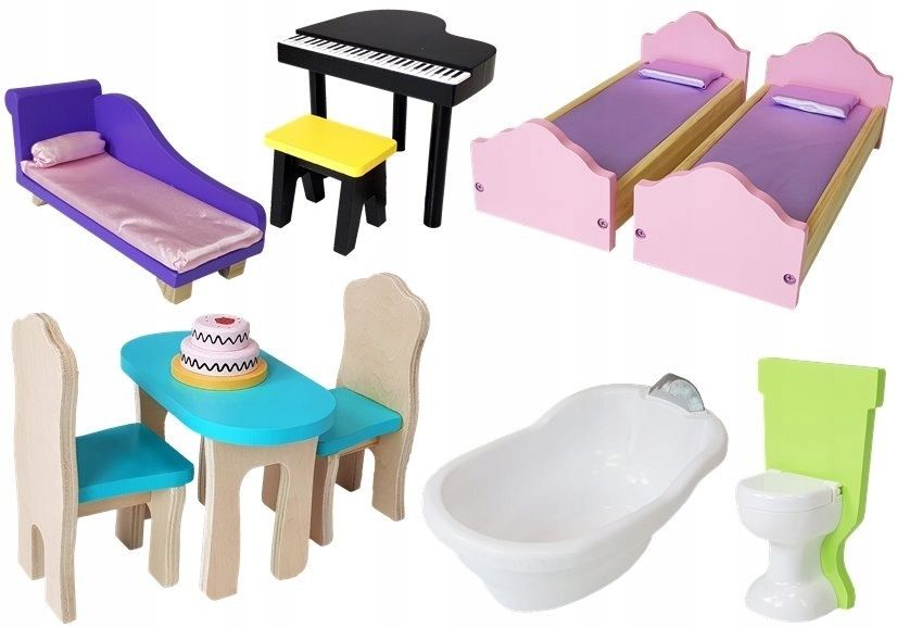 Domek Dla Lalek Lean Toys Agd 45 Cm