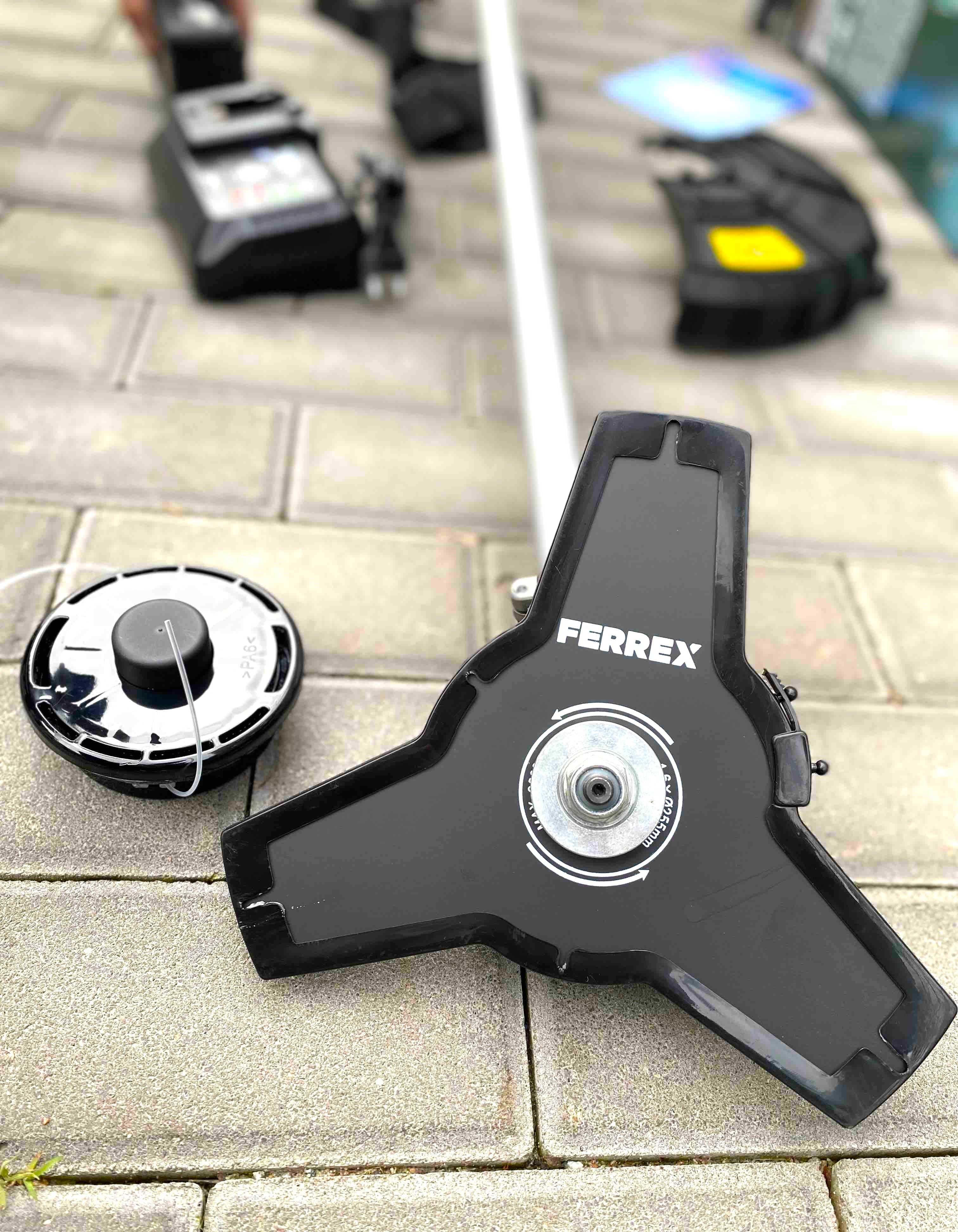 НОВИЙ Оригінал акумуляторний тример косарка FERREX 40V Бельгія