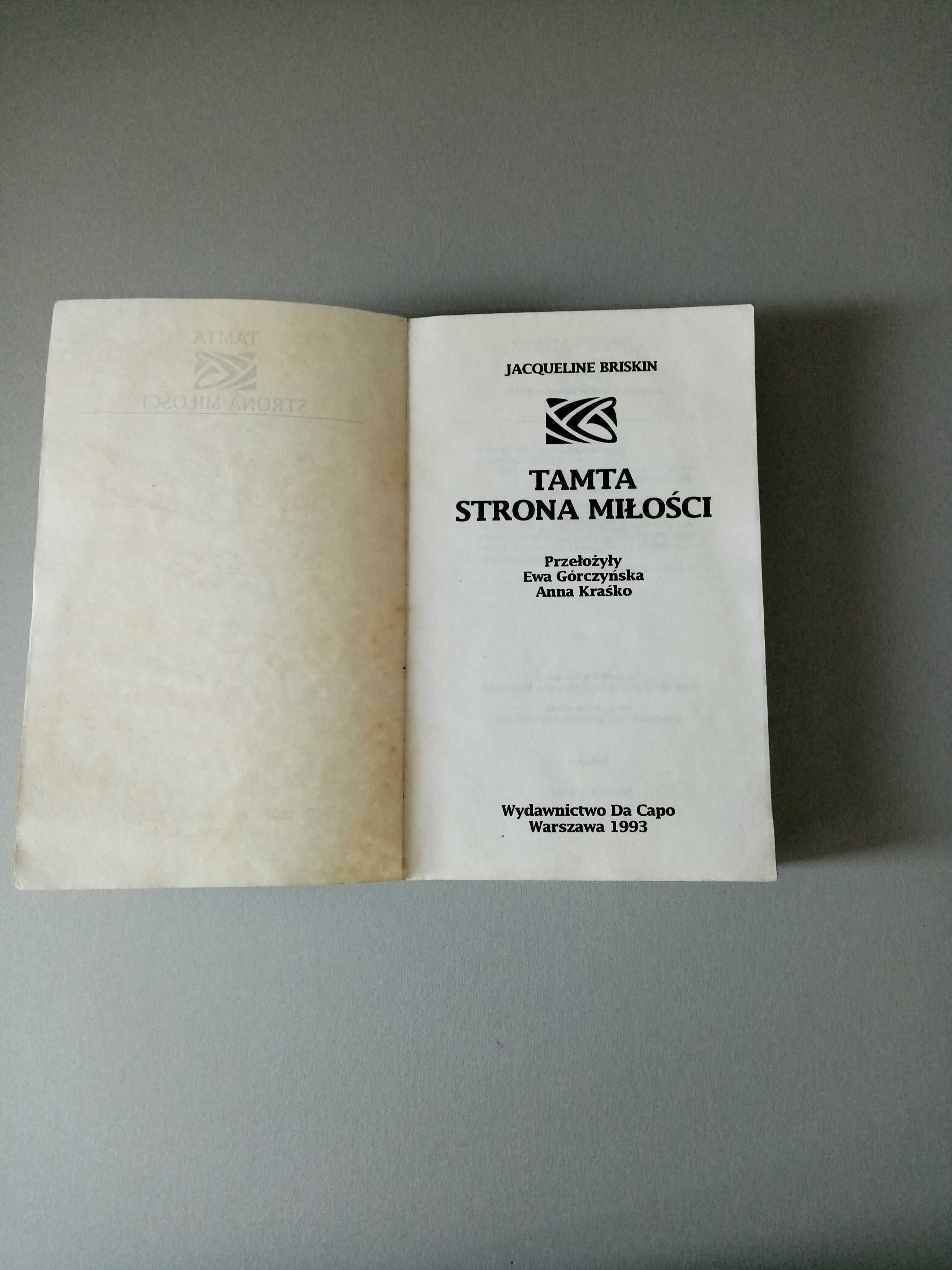 Jacqueline Briskin "Tamta storna miłości"