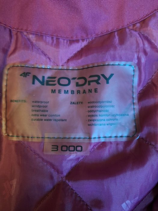 Kurtka narciarska damska 4f rozm l