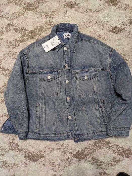 Джинсовий утеплений піджак ZARA