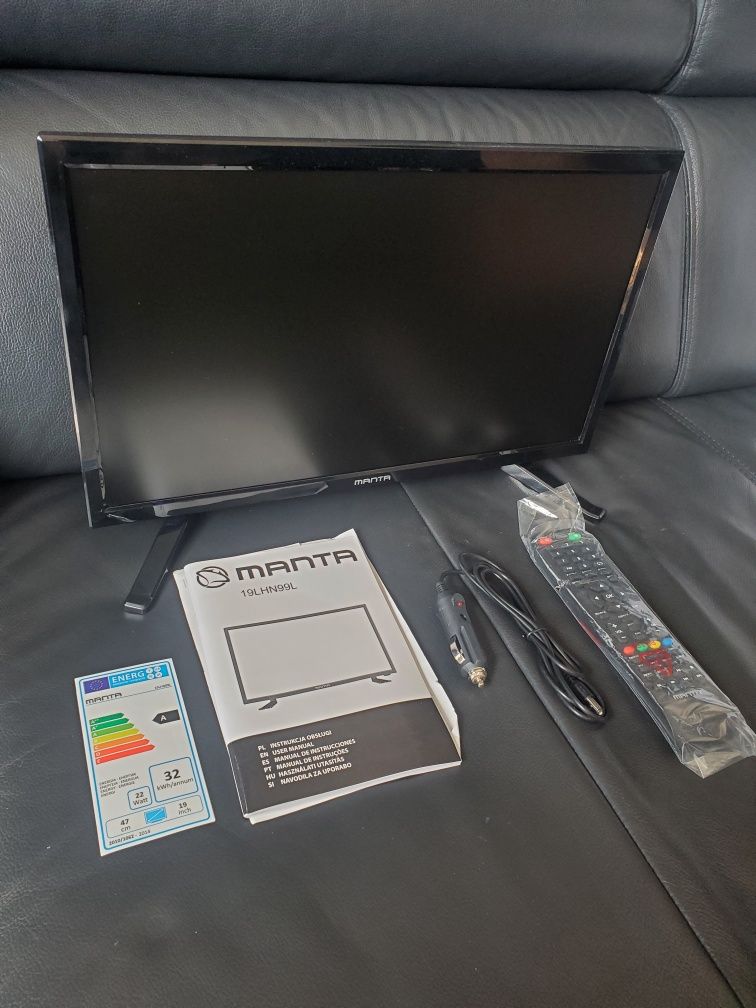 Telewizor Manta 19LHN99L 19" do kampera, ciężarówki, małego pokoju