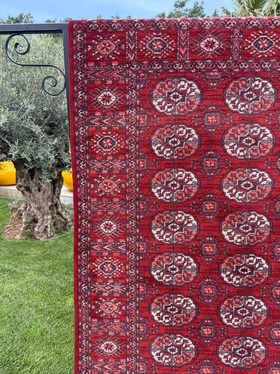 Wełniany dywan wzór perski Keshan od Adoros 255x170 galeria 6 tys