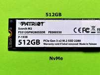 SSD M2 PCie 512GB PaTrioT