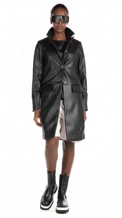 Onlsara Carrie Coat Leather płaszcz skórzany skóra wiosenna kurtka