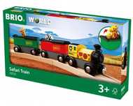 BRIO. Pociąg Safari. Ravensburger