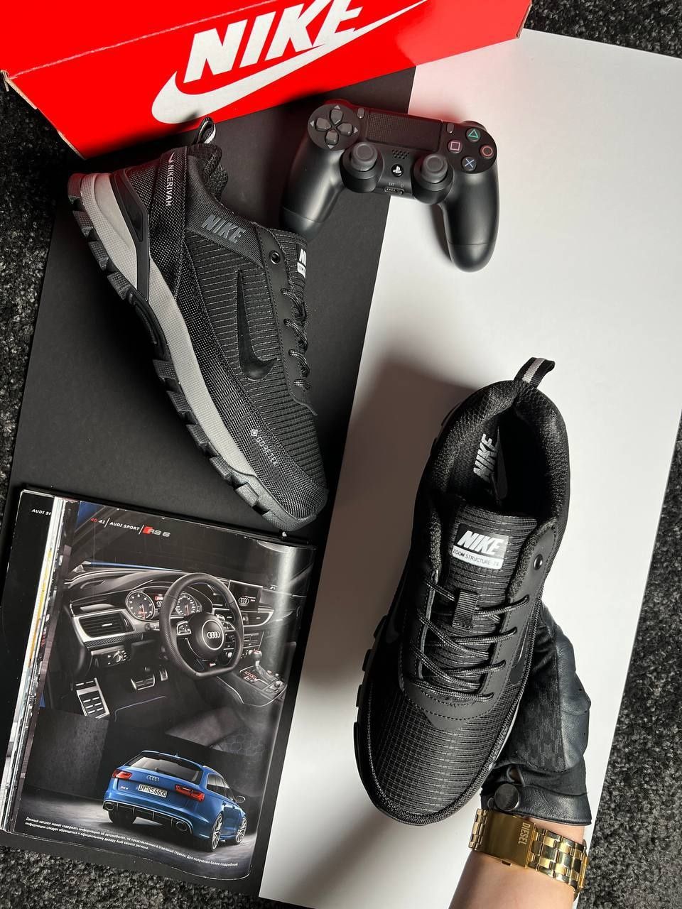 Чоловічі Зимові кросівки Nike Rivah Gore-Tex Termo Чорні