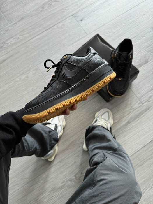 Кросівки Nike Air Force 1 Luxe Black Gum premium