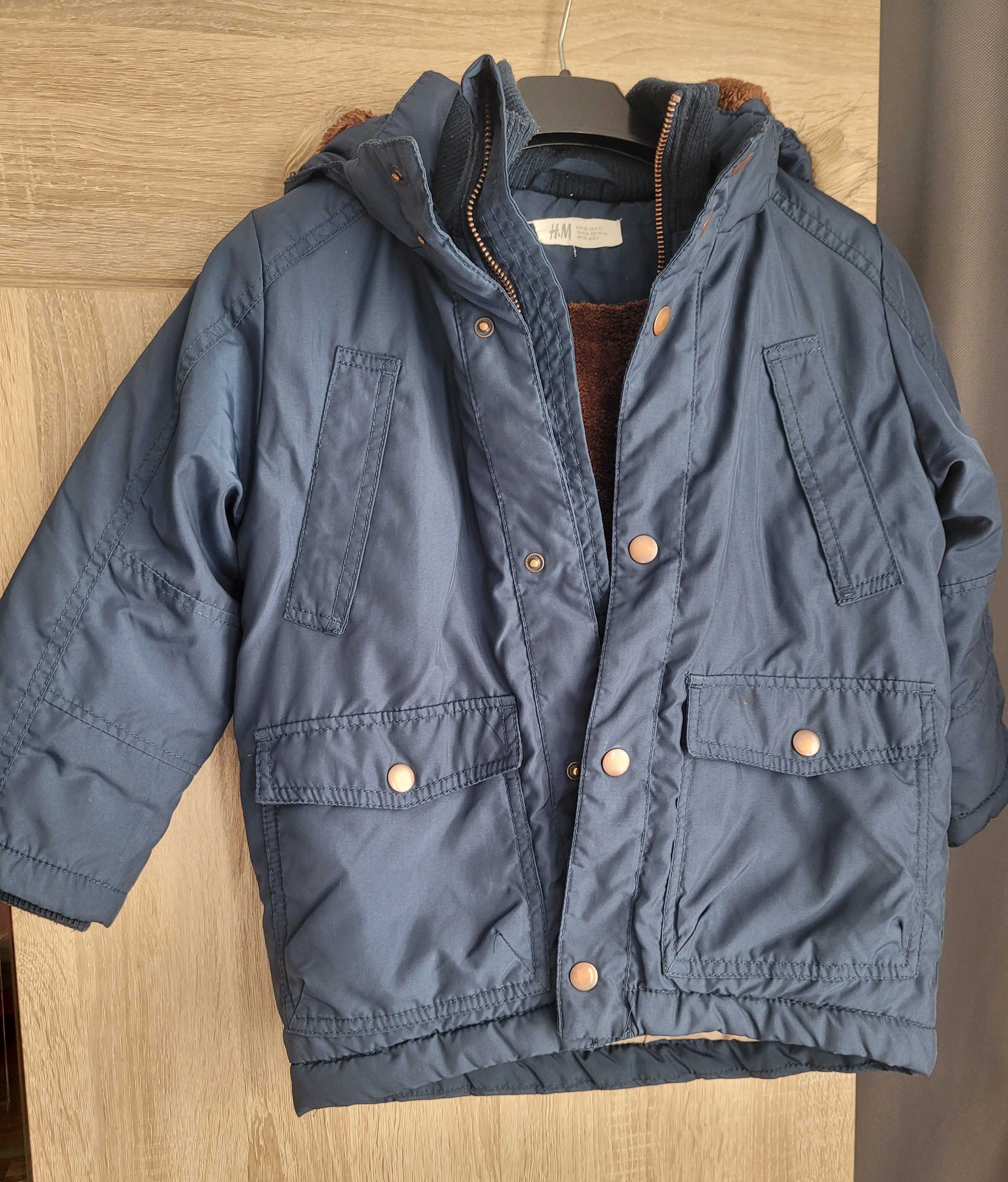 Kurtka zimowa chłopięca H&M roz.110