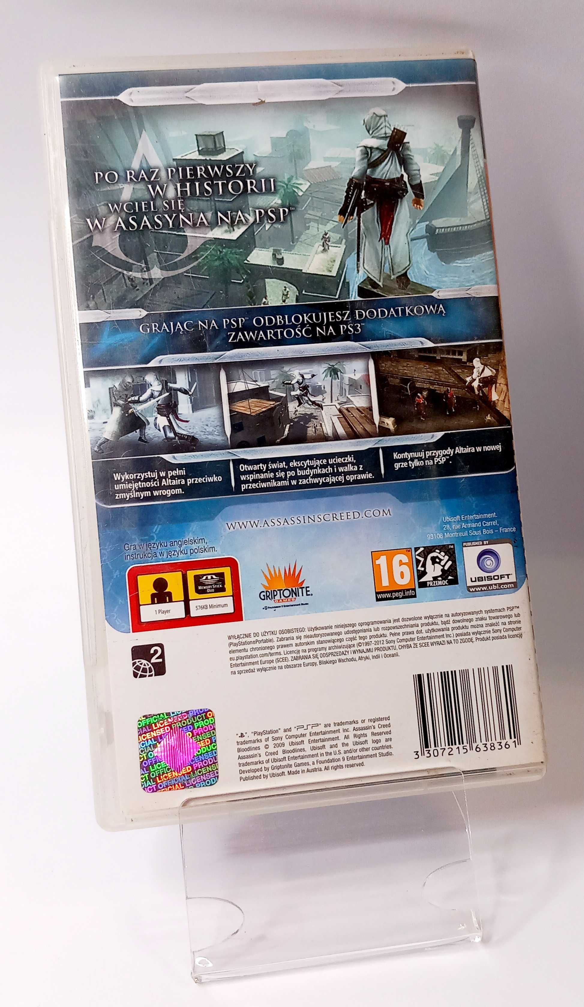 PSP - Assassin's Creed: Bloodlines - 82/25/HUT