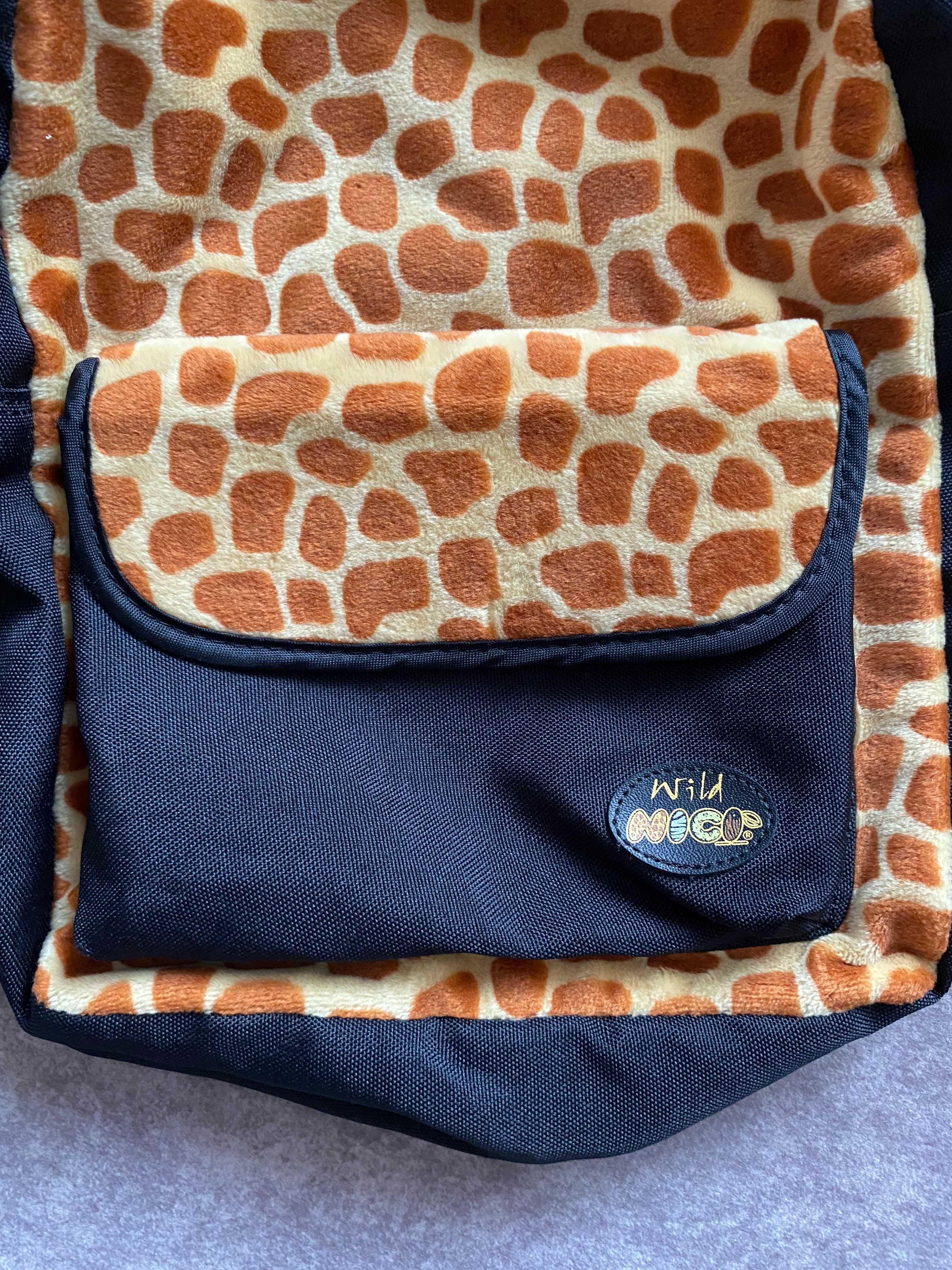 Plecak na jedno ramię dla dzieci Wild Nici motyw żyrafa
