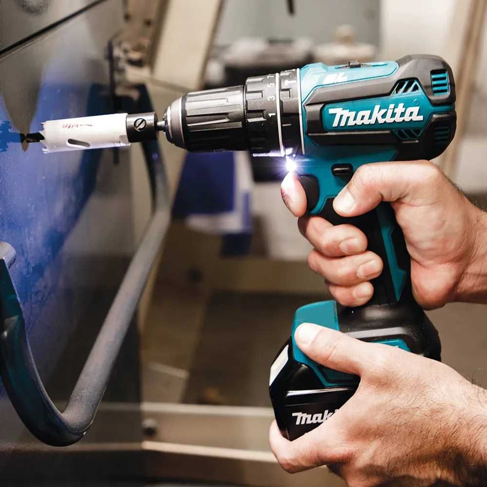 Аккумуляторная ударная дрель-шуруповерт Makita DHP485RFJ