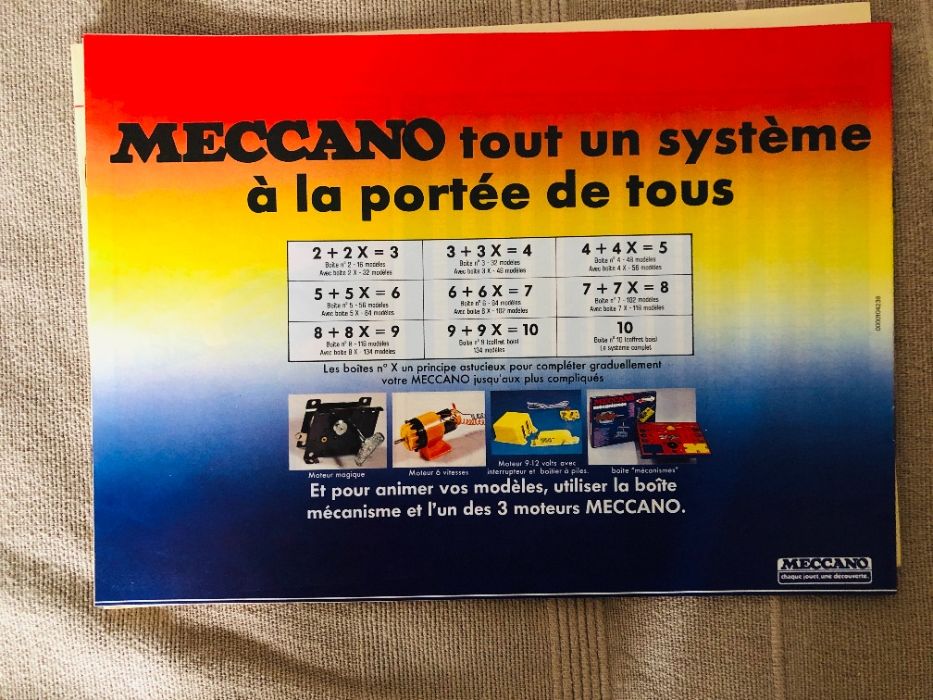 Meccano 4M - raro (selado) - anos 70 - c/ manual