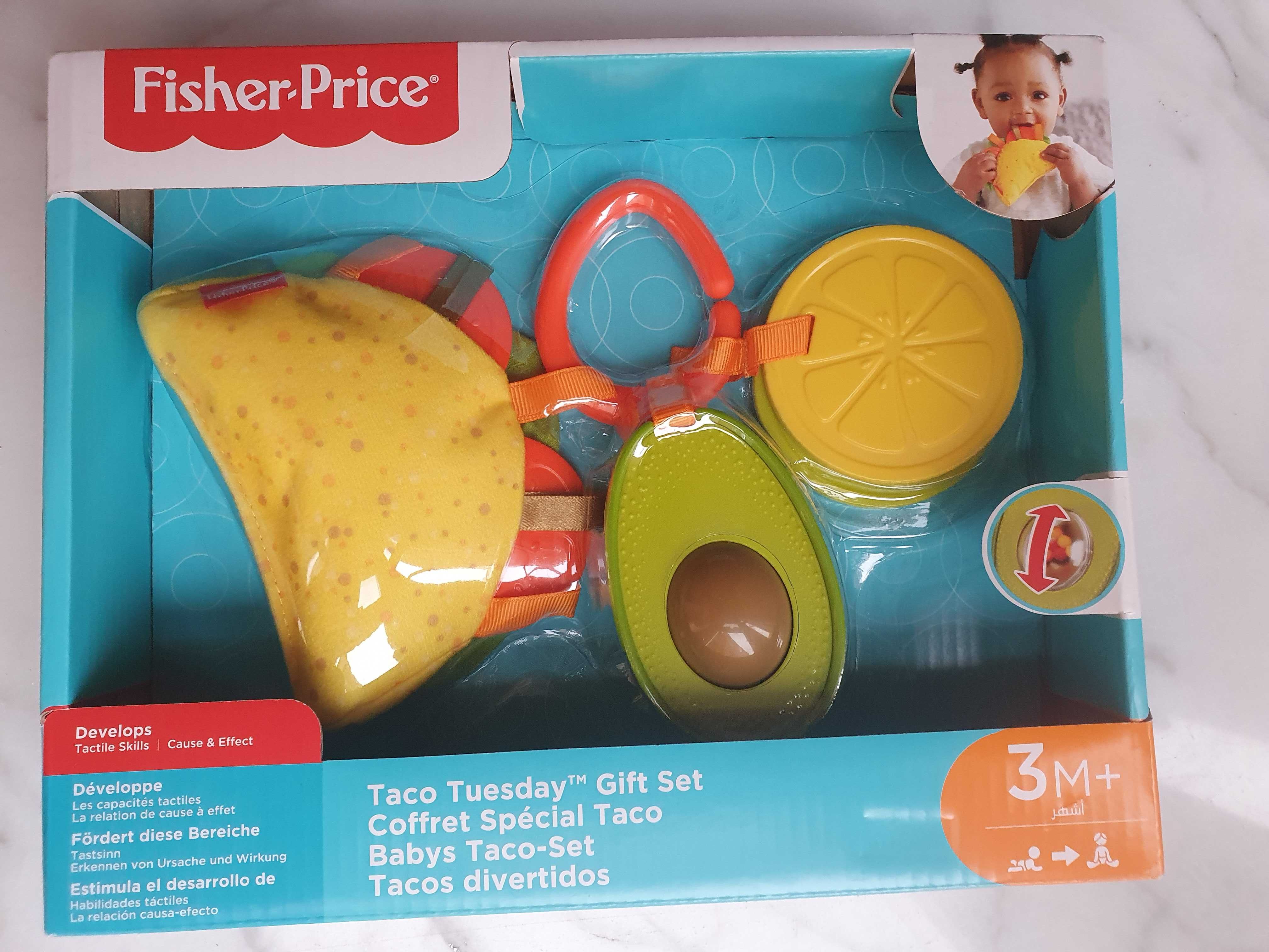 Fisher Price Taco Tuesday Gift Set Zawieszki sensoryczne dla dzieci.