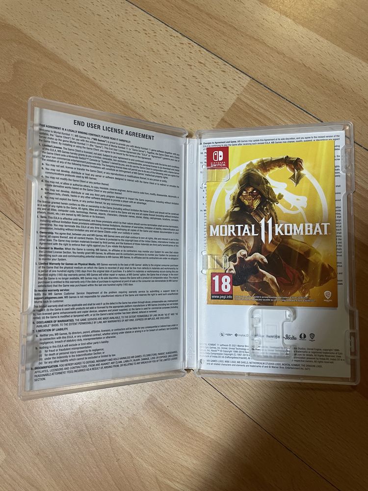 Gra Mortal kombat 11 Nintendo switch mk11 KOD