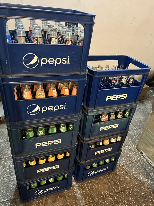 Transportery pepsi z butelkami