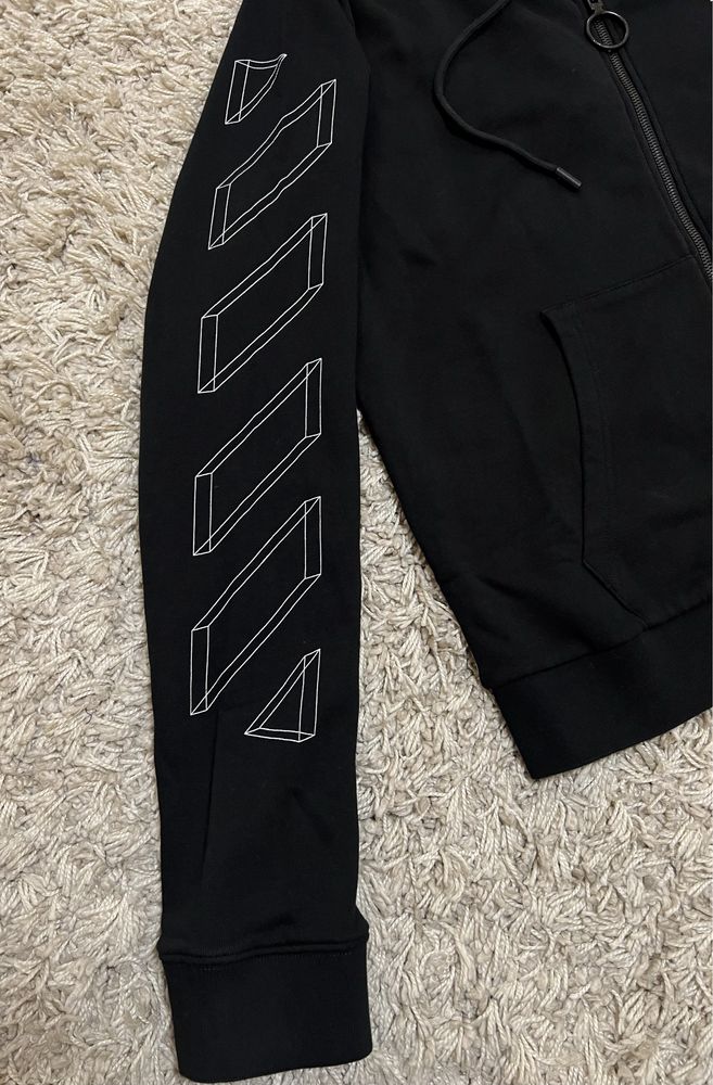Off white зіп худі