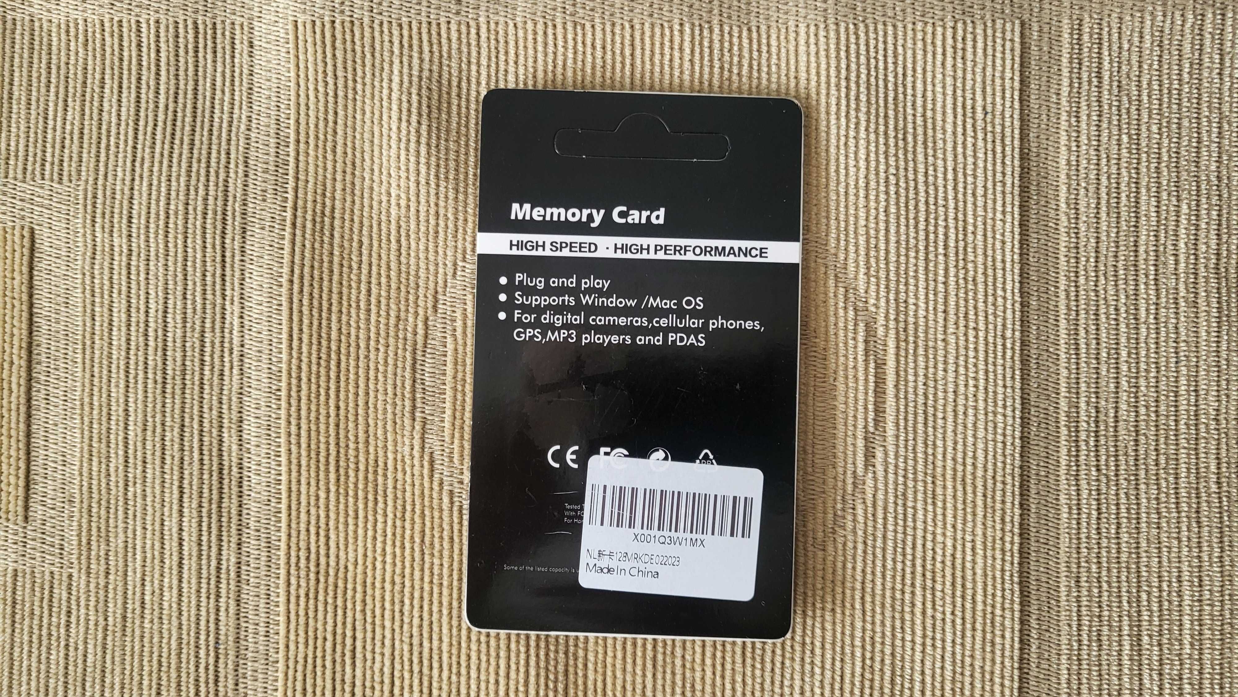 Karta pamięci Micro SD 128 GB Class 10 + adapter - nowa