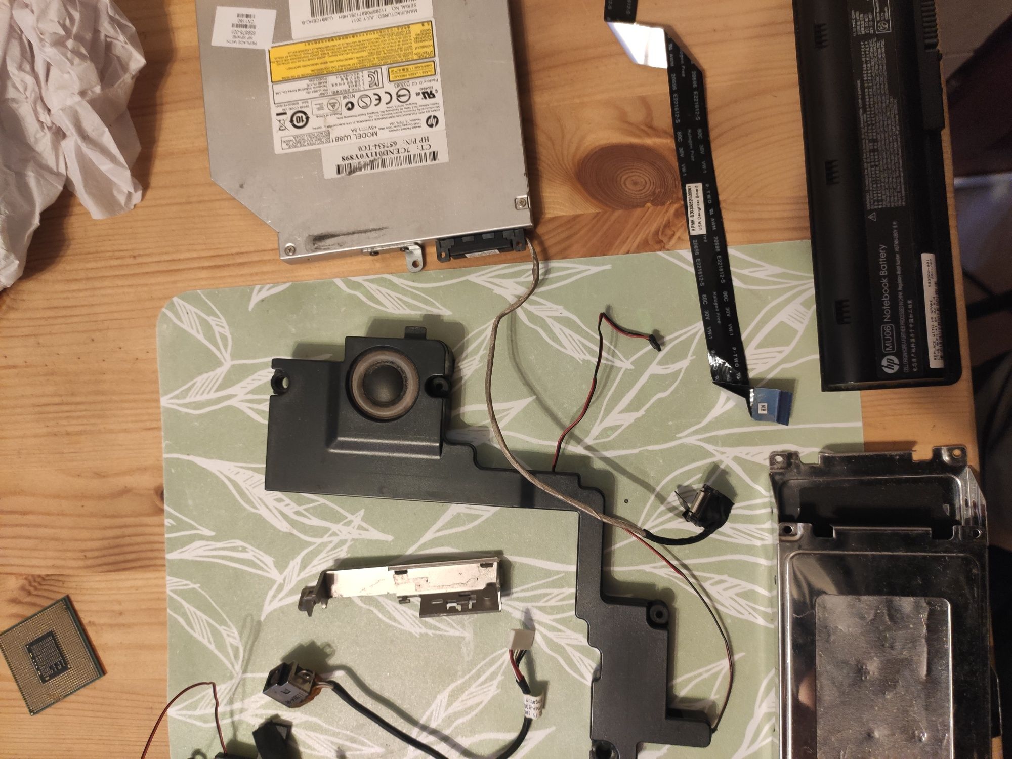 Części do  HP pavilion dv7 RAM karta klawiatura karta sieciowa i5