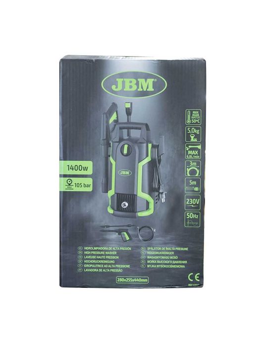 Máquina lavar pressão 1400 Watts 105 bar