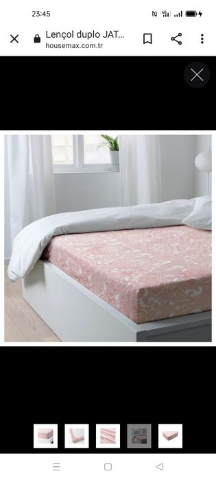 Lençol azul acinzentado, Somntuta IKEA. NOVO