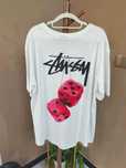 Oryginalna koszulka Stussy Dice, unisex, rozmiarXL