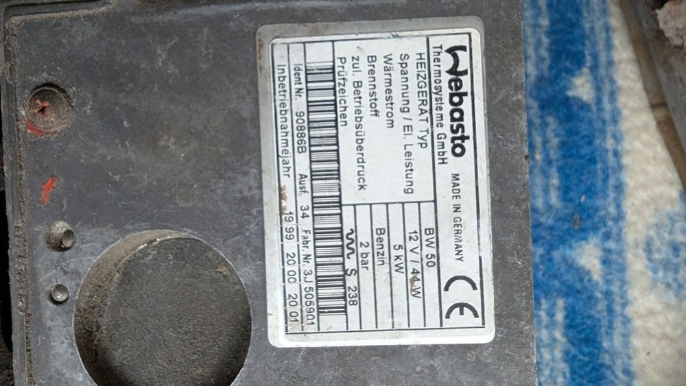 Webasto бензин Volkswagen Transporter T4 Автономка T4 Вебасто бензин